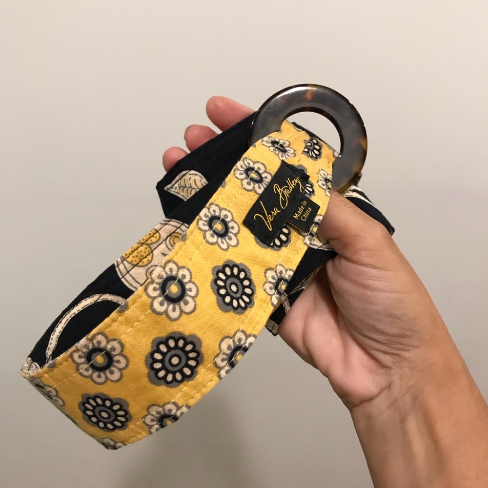 PRIVATELY SOLD!!! Vera Bradley multicolor fabric double face round buckle belt. - Picture 7 of 9